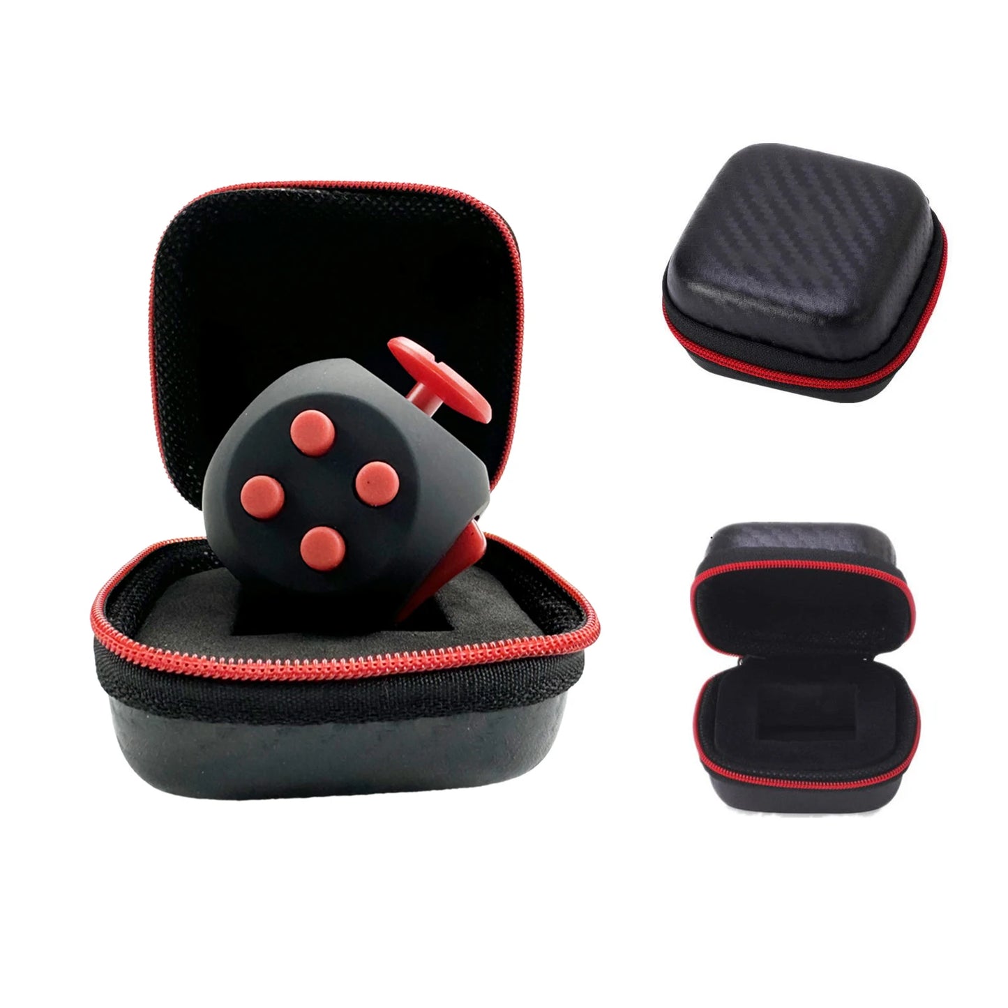 6 Face Fidget Cube Relieves Stress and Anxiety for Children and Adults, Decompression Toy Various Colors