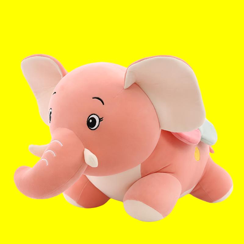 Charming Baby Elephant Plush Toy - Soft Dumbo Ragdoll for Comfort