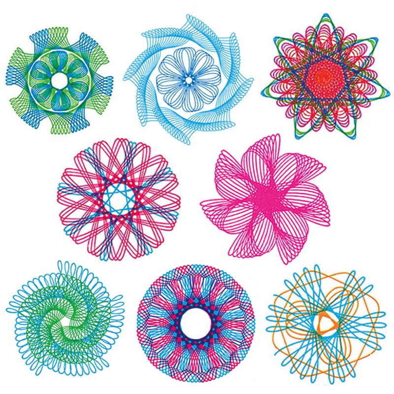 22pcs Spirograph Drawing Toy Set with Gears & Wheels