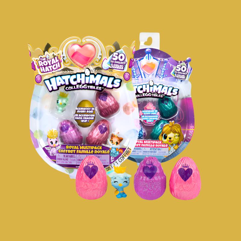 2 Packs Hatchimals Mini Hachi Magic Egg Pet Hatching Toy