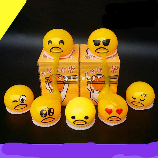 Weibo Lazy Egg Toy - Vomiting Egg Yolk Fun Toy