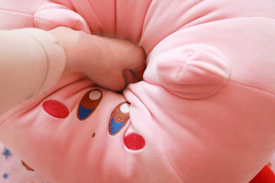 Large Kirby Adventure Plush Toy - Soft Doll for Kids