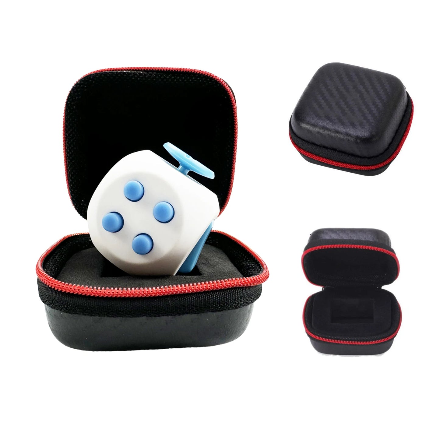 6 Face Fidget Cube Relieves Stress and Anxiety for Children and Adults, Decompression Toy Various Colors