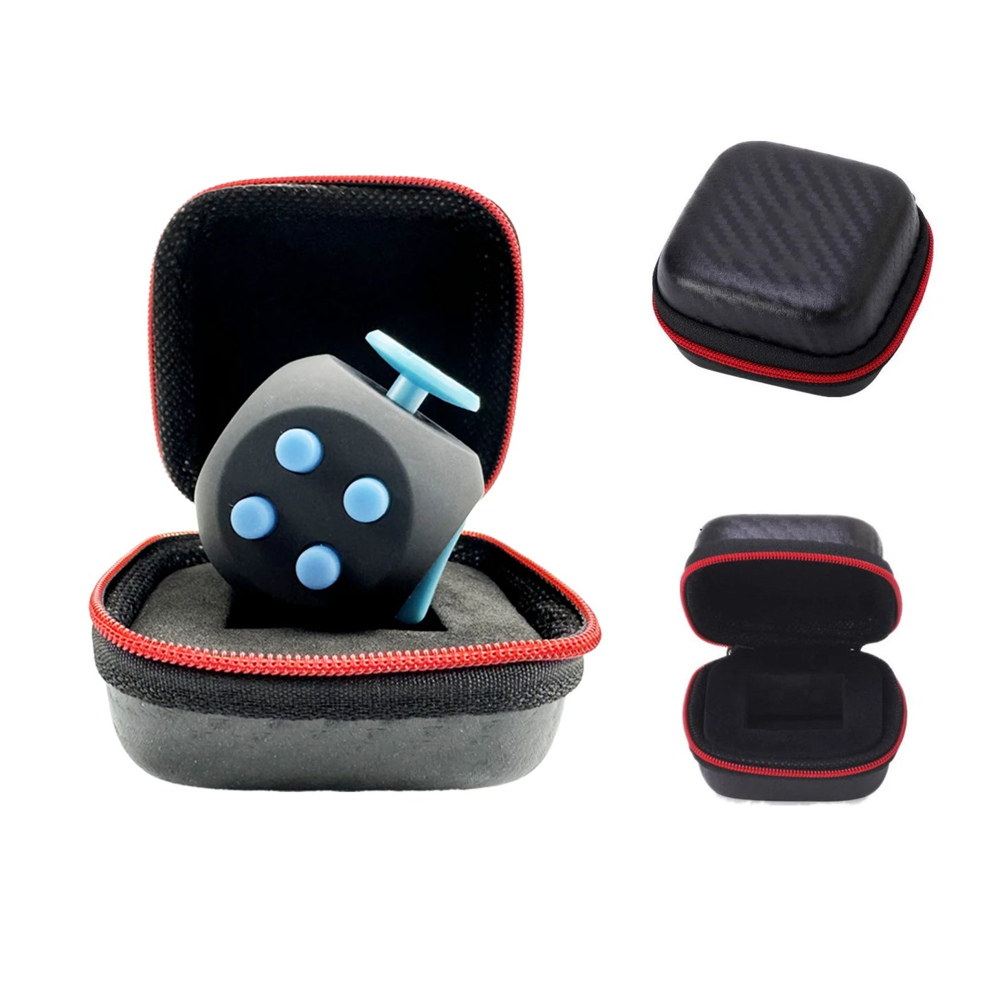 6 Face Fidget Cube Relieves Stress and Anxiety for Children and Adults, Decompression Toy Various Colors