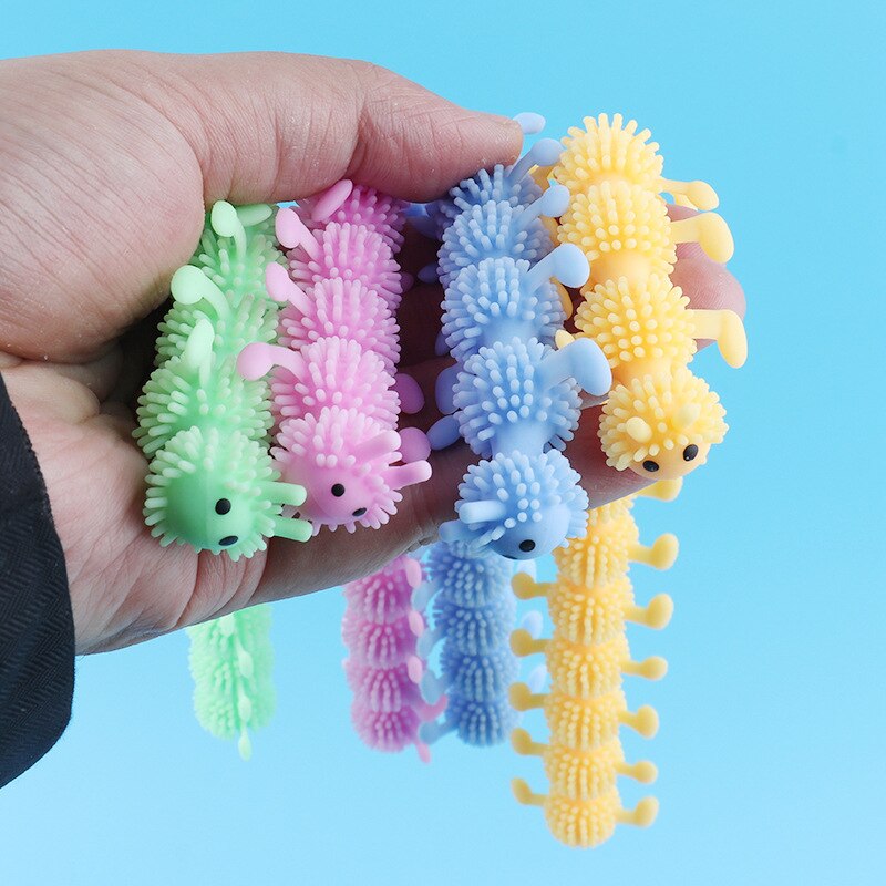 16 Knots Caterpillar Stress Relief Toy - Fidget Gift 1PCS