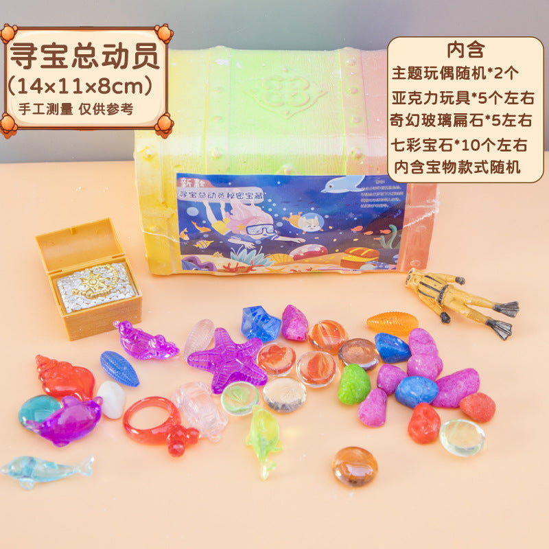 Archaeological Treasure Hunt Toy Set - Dinosaur Eggs & Fossils