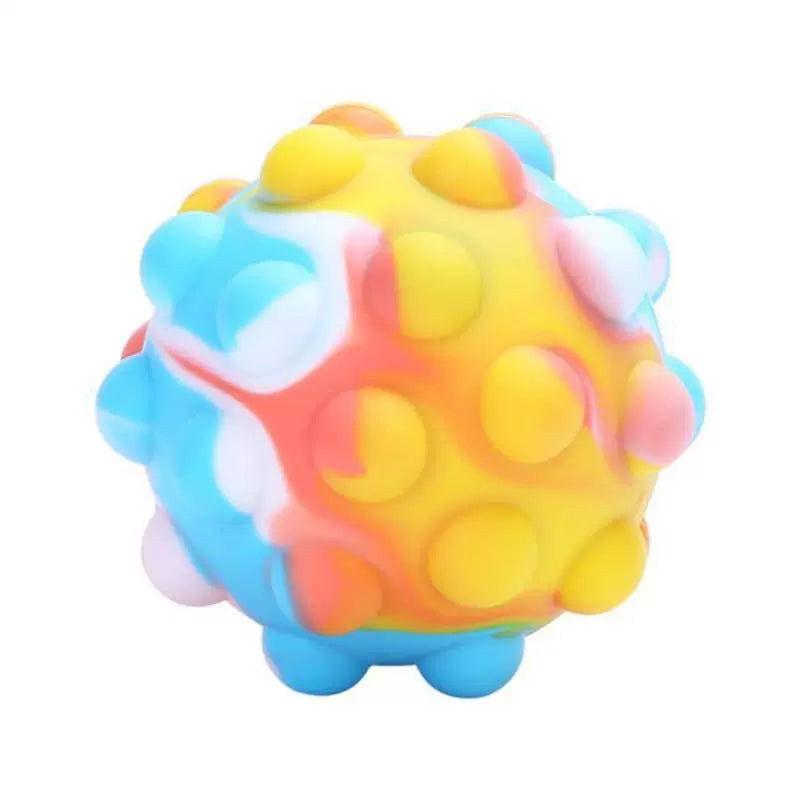 Pop Fidget Toy Popper Ball It 3D Squeeze Pop Ball It Fidget Toys Silicone Sensory Toys Stress Balls for Kids Adults Elderly