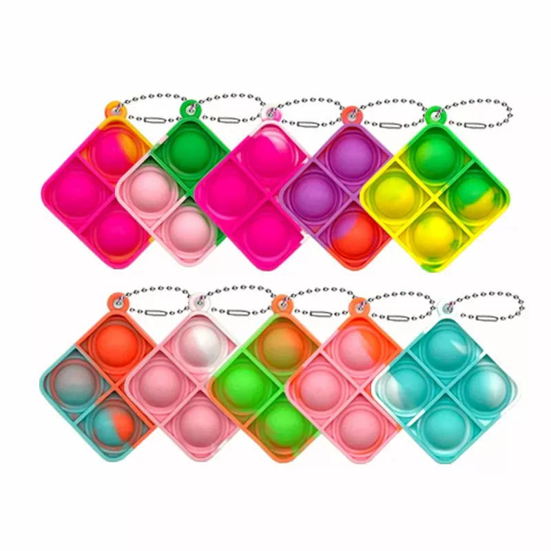 Mini Pop Keychain Sensory Fidget Toy 20Pcs