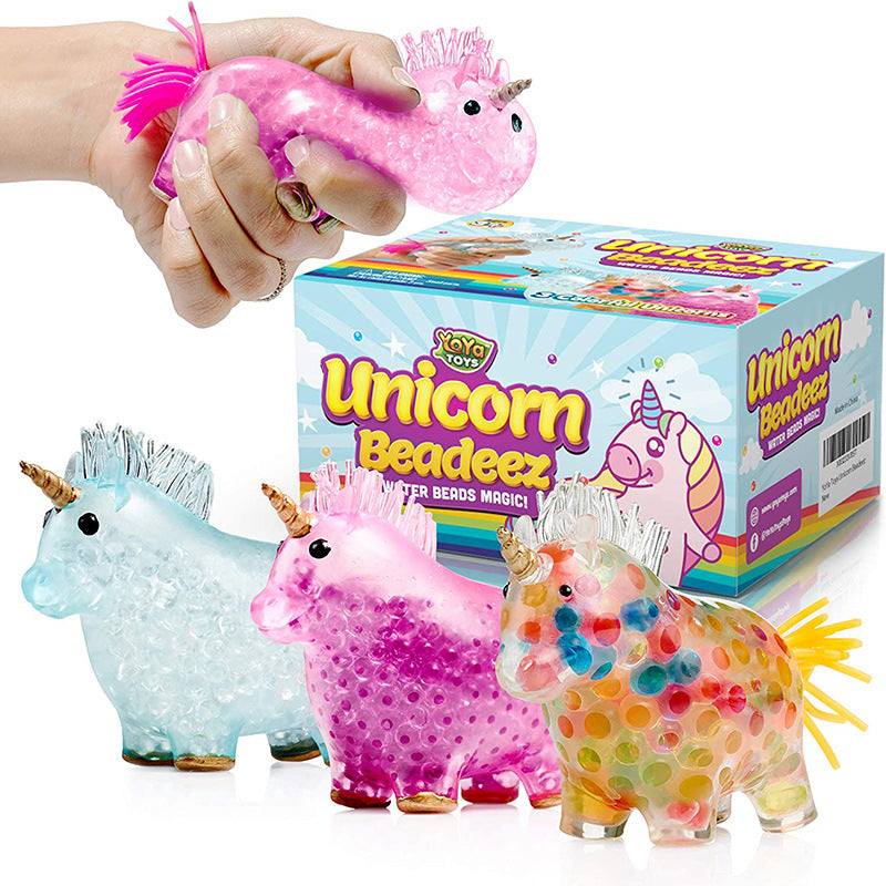 Cute Unicorn Flour Ball Vents - Decompression Toys for Kids