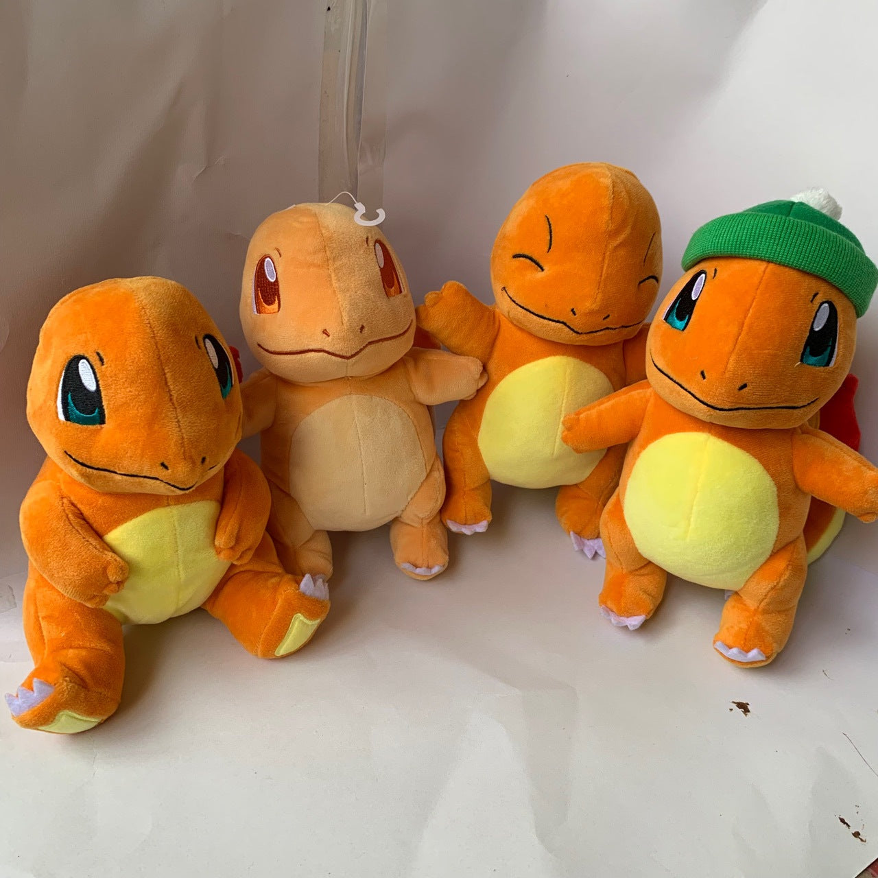 Adorable Pokémon Little Fire Dragon Plush Toy with Hat - Perfect Anime Collectible