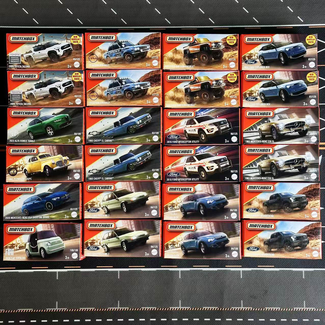 Matchbox 980L-30782 Basic Car Assortment [Box of 24 Mini Cars] [from 3 Years Old]