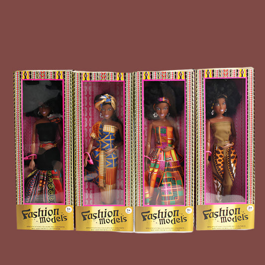 Stylish African American Fashion Model Doll