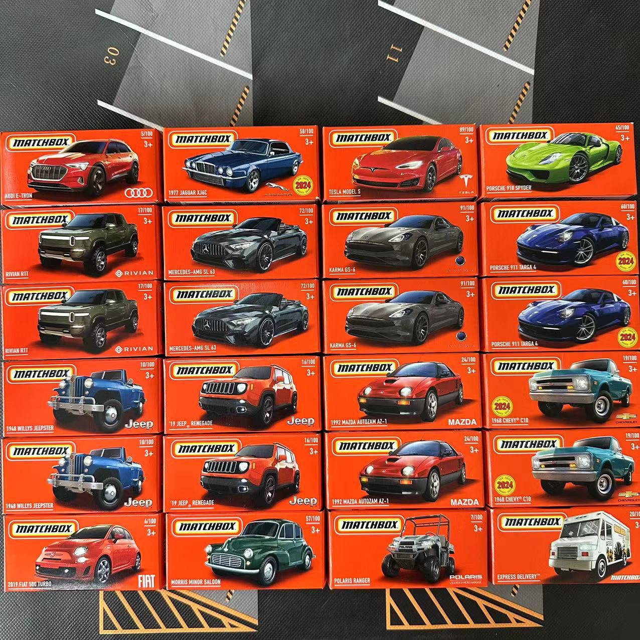 Matchbox 980L-30782 Basic Car Assortment [Box of 24 Mini Cars] [from 3 Years Old]