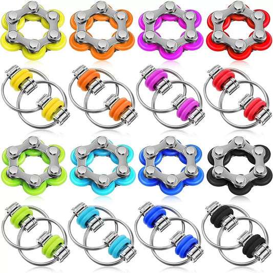 Premium Fidget Rings - Stress Relief & Focus Toys for All Ages 16PCS