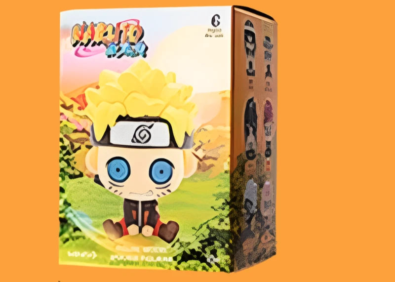 MINISO Naruto Shippuden Series Sitting Blind Box Ornament - Cute Cartoon Toy Gift