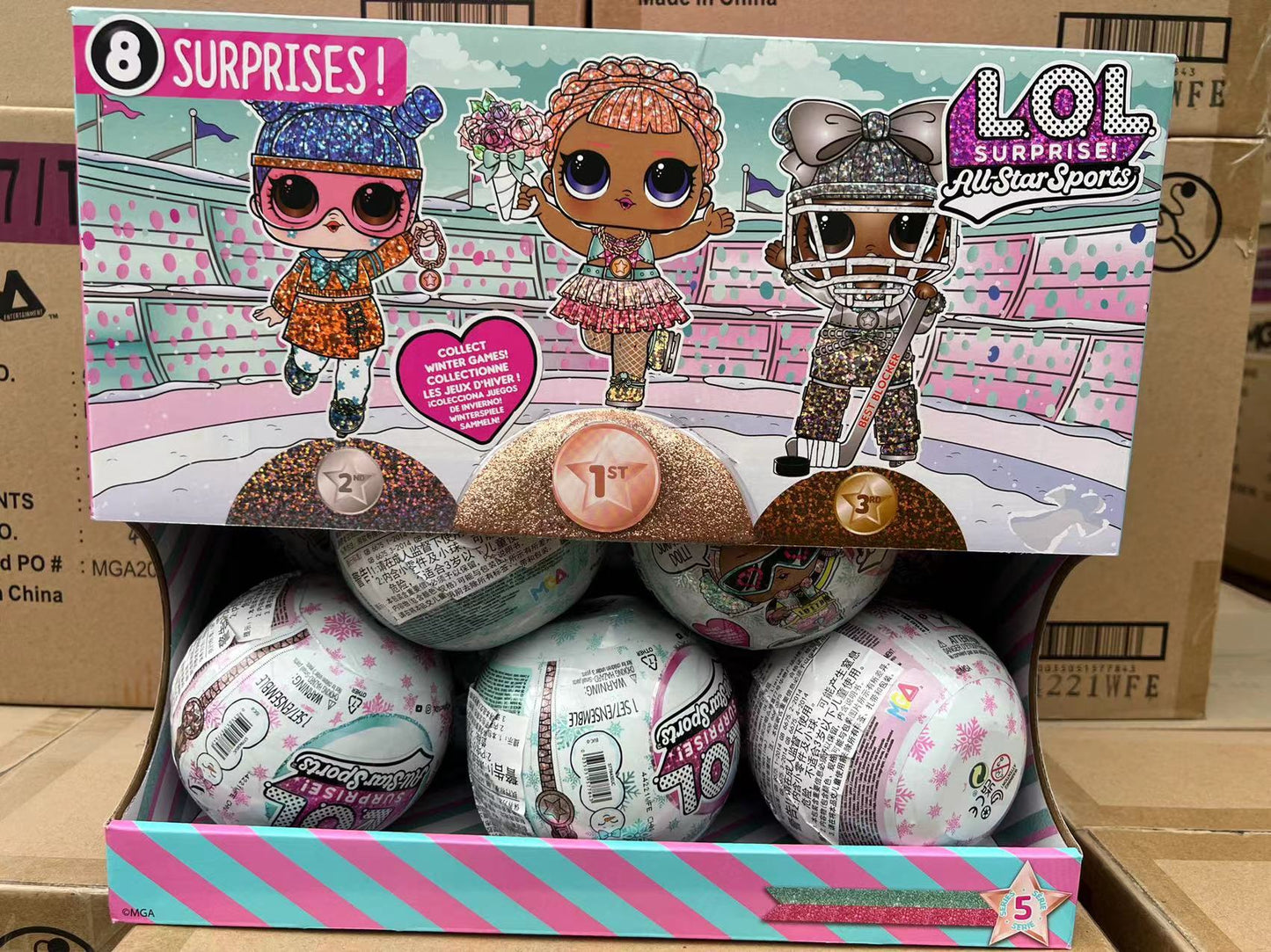 LOL O.M.G. Doll MGA Surprise Doll Demolition Ball - LOL Sister Series Blind Box