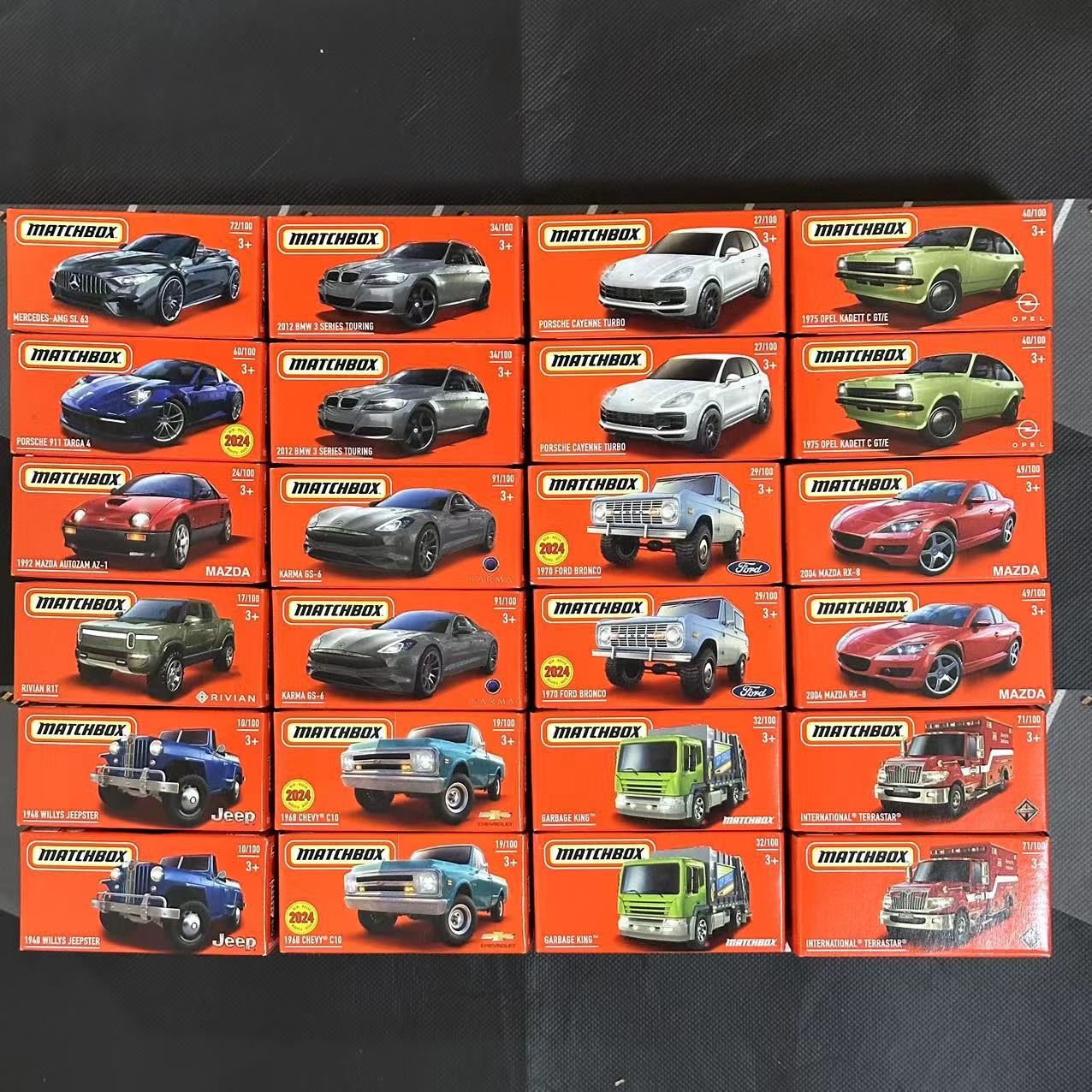 Matchbox 980L-30782 Basic Car Assortment [Box of 24 Mini Cars] [from 3 Years Old]