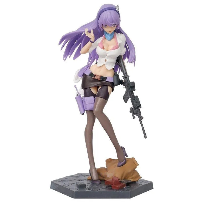 Anime Figure After-School Battlefield Global Protector ELF Part 1 Figure Model Ornament Beautiful Girl Toy Gift