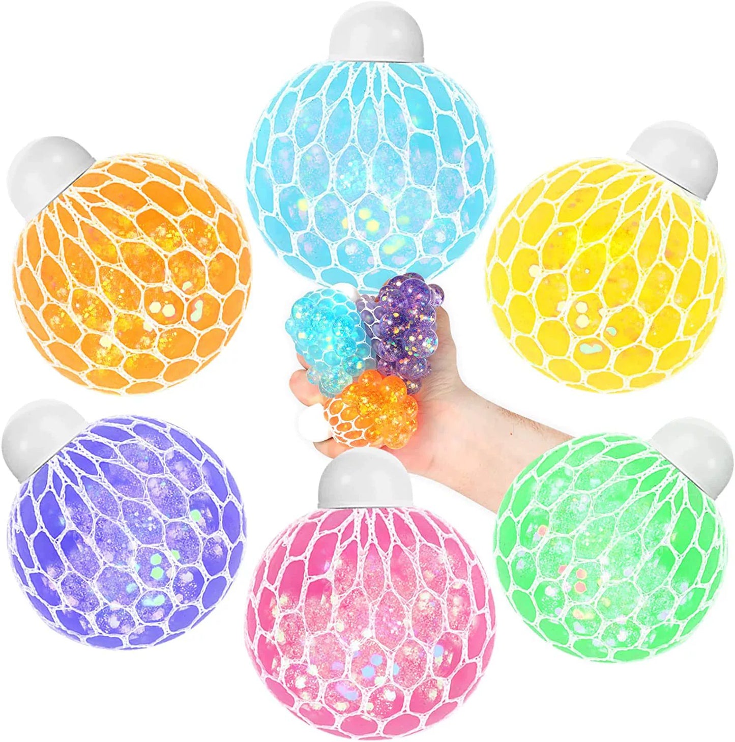 6Pack Sensory Stress Ball Set Fidget Toys nee doh Needohball