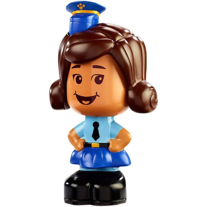 Toy Story 4Giggle Female Police Officer Face Changing Toy Vocalizing dimple cluck