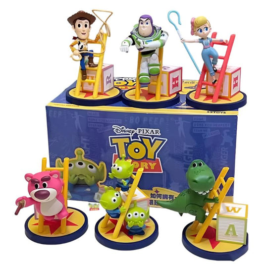 52TOYS Toy Story Big Ladder Series Genuine Blind Box Tide Toy Handmade Office Doll Gift Ornament Toys