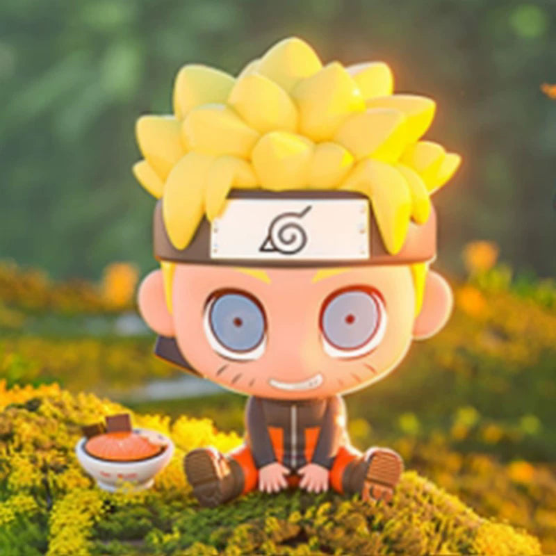 MINISO Naruto Shippuden Series Sitting Blind Box Ornament - Cute Cartoon Toy Gift