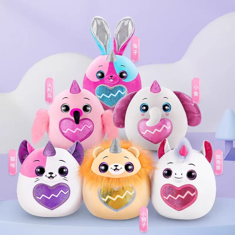 ZURU Rainbocorn Eggzania Hug the Planet Plush Doll