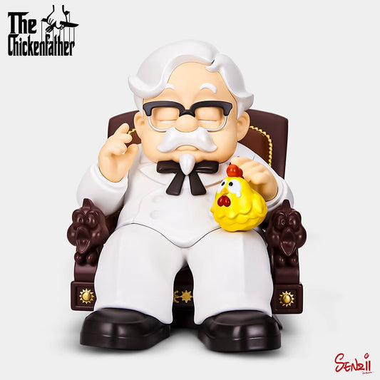 SENZII × Fried Chicken Godfather 2.0 Limited Trendy Toy Figure Home Desktop Ornaments Collection Gifts