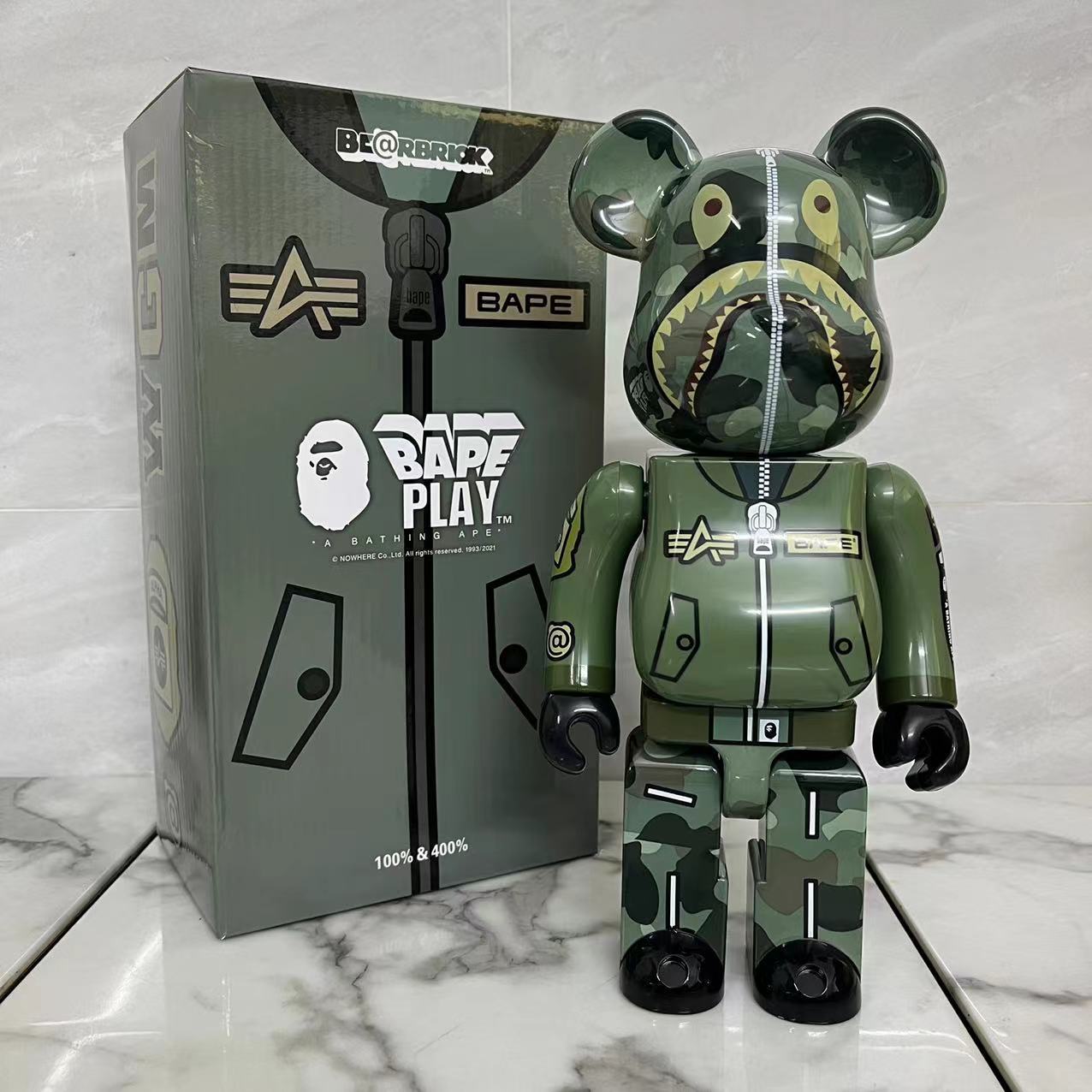 Bearbrick 400% Violent Bear Building Blocks