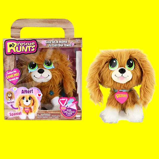 Rescue Runts: Adorable Cartoon Stray Dog Plush Toy for Kids