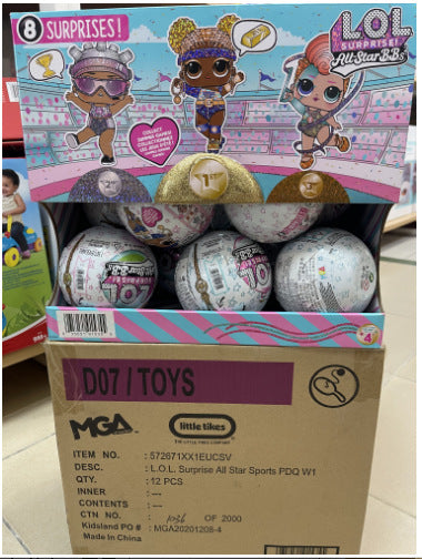 LOL O.M.G. Doll MGA Surprise Doll Demolition Ball - LOL Sister Series Blind Box