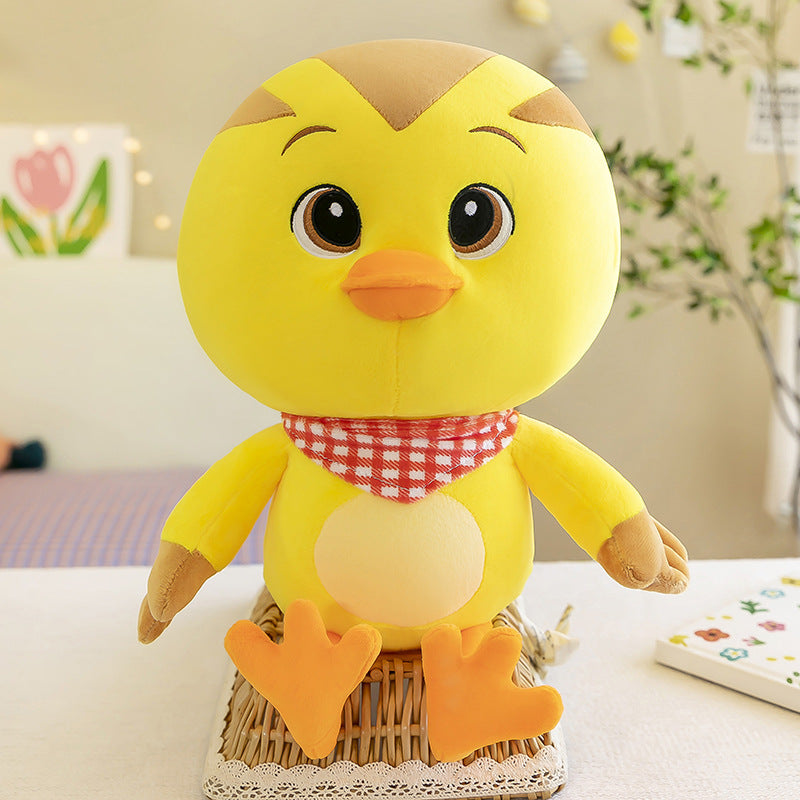 Cute Chicken Squad Plush Doll - Adorable Ragdoll Toy for Kids