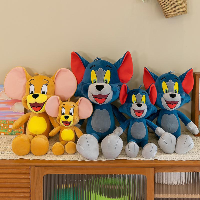 Tom & Jerry Plush Doll - Cat & Mouse Toy Set