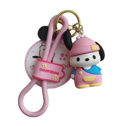 Cartoon Pacha Dog Keychain - Creative Bag Pendant