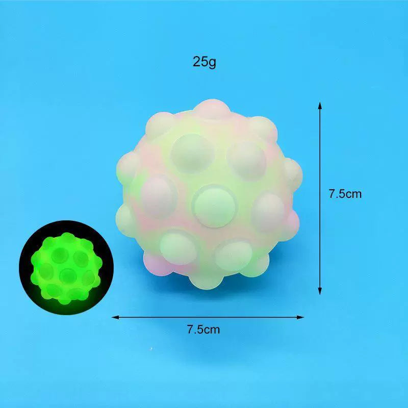 Pop Fidget Toy Popper Ball It 3D Squeeze Pop Ball It Fidget Toys Silicone Sensory Toys Stress Balls for Kids Adults Elderly