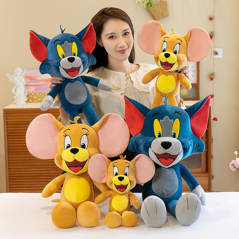 Tom & Jerry Plush Doll - Cat & Mouse Toy Set