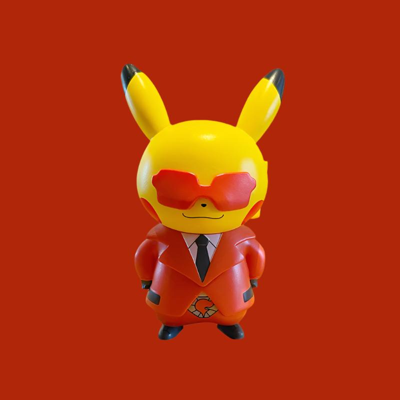 Pikachu Evil Organization Figure - Pokémon Collectible