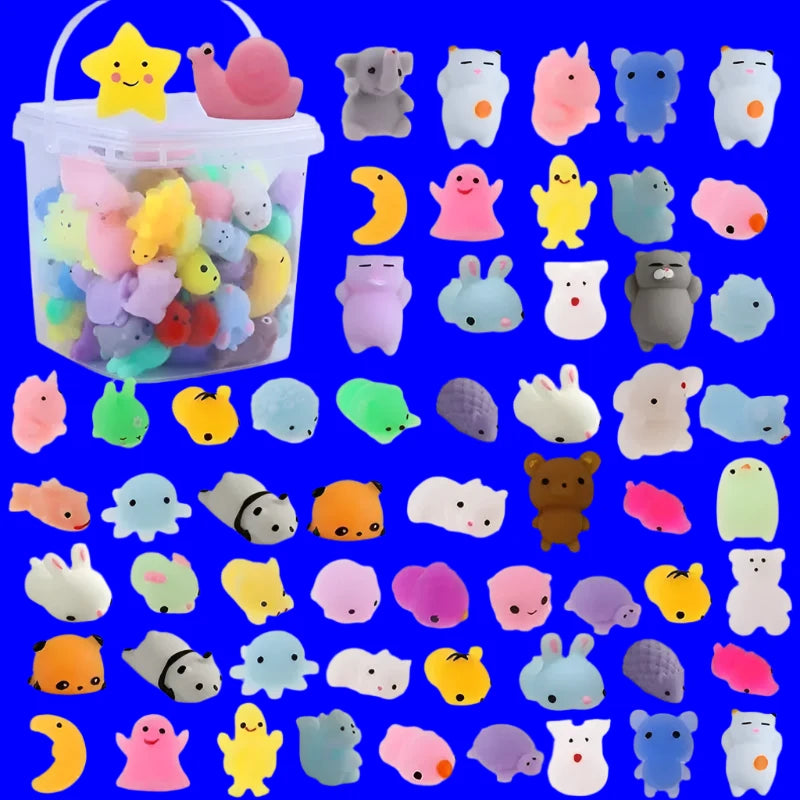 72PCS Mochi Squishy Toys Squishies Fidget Toys Kawaii