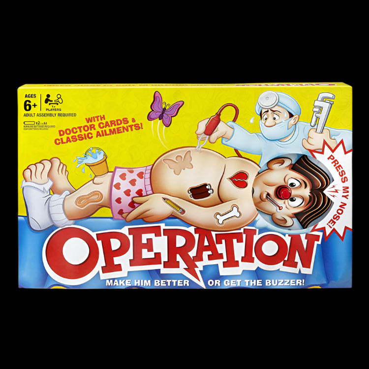 Operation Game Christmas Santa Claus Toys English Card Board Game