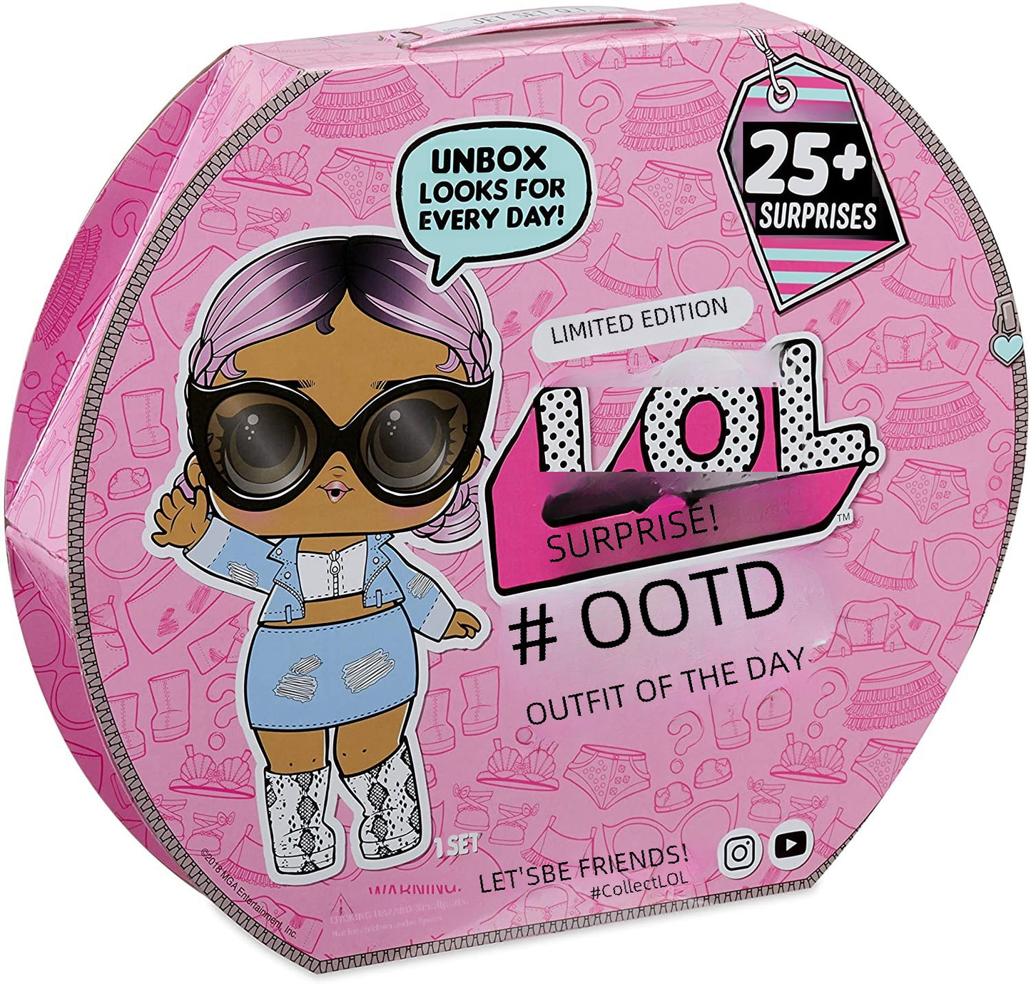 LOL O.M.G. Doll MGA Surprise Doll Demolition Ball - LOL Sister Series Blind Box