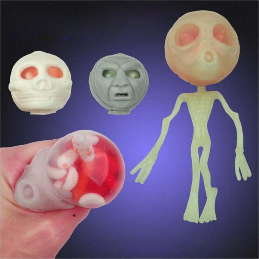 Relief Vent Squeeze Toy - Alien Skull Prank