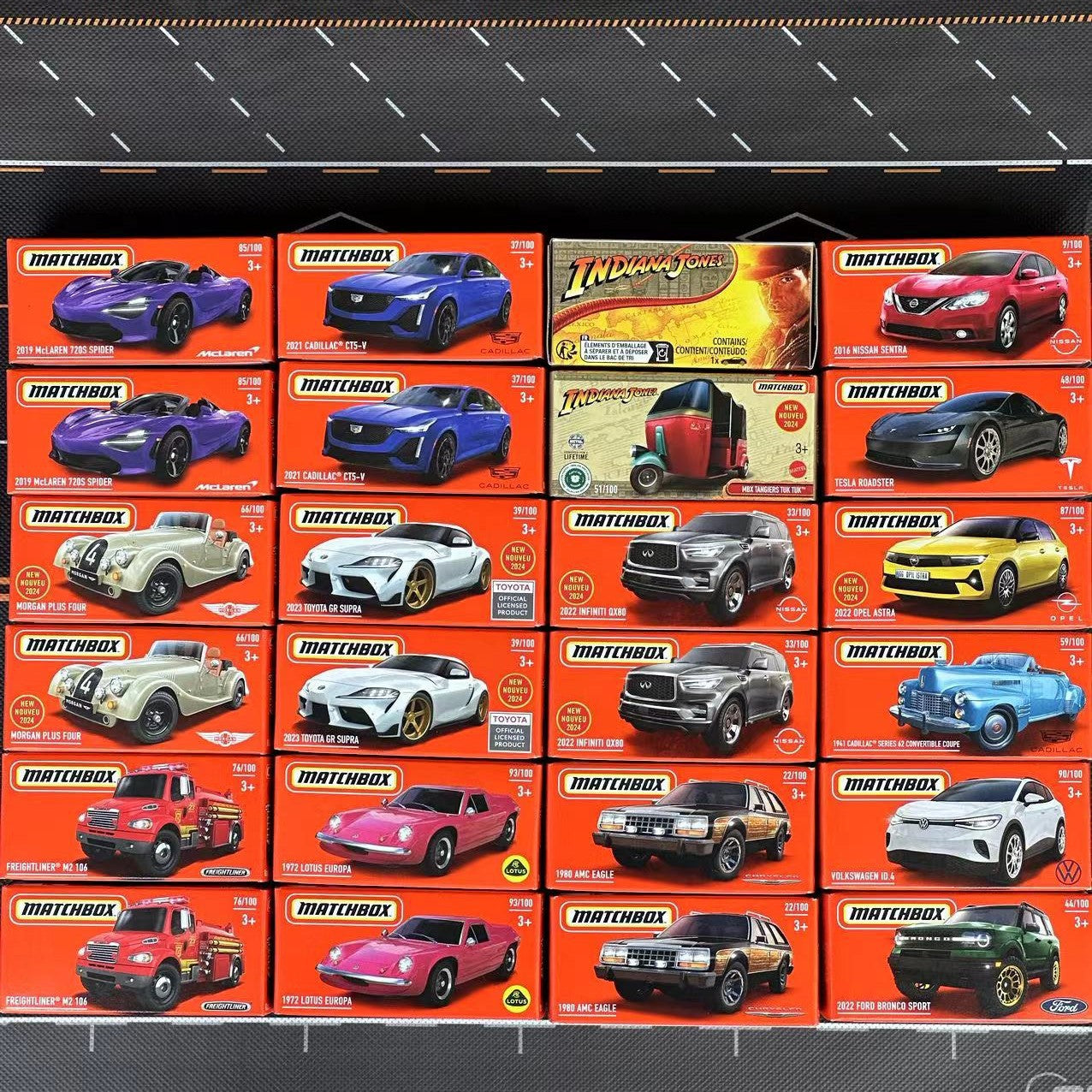 Matchbox 980L-30782 Basic Car Assortment [Box of 24 Mini Cars] [from 3 Years Old]