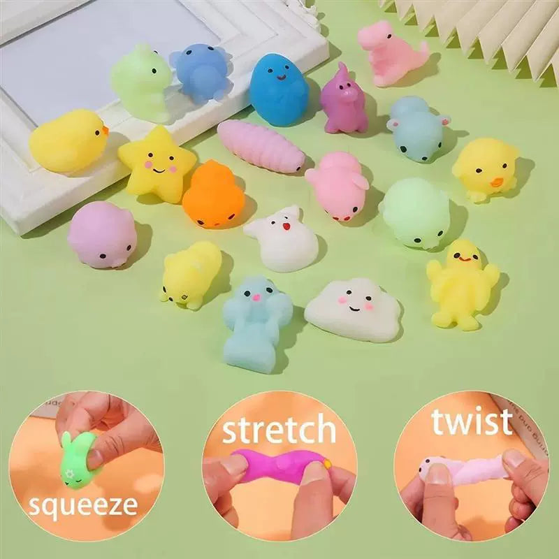 72PCS Mochi Squishy Toys Squishies Fidget Toys Kawaii